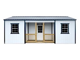 Center Porch Utility Shed